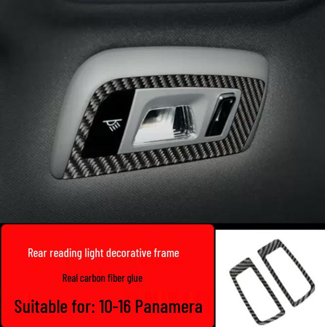 Porsche Panamera Interior Carbon Fiber Kit: Center Console, Steering Wheel, Gearshift & Door Trim