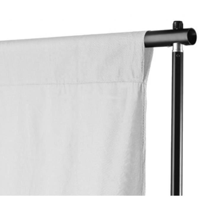 VidaXL Toile de fond Coton Blanc 600 x 300 cm