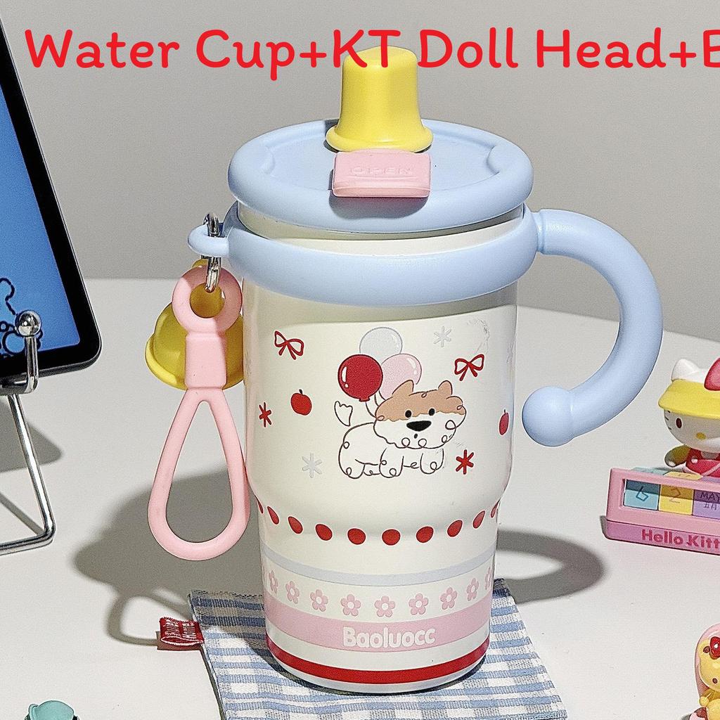 Ceramic Inner Mug With Handle Large Capacity Style Travel Coffee Cup For Office Use