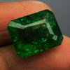 Green Emerald Colombian 8 Carat Natural CERTIFIED Emerald Cut Loose Gemstone A-3639b