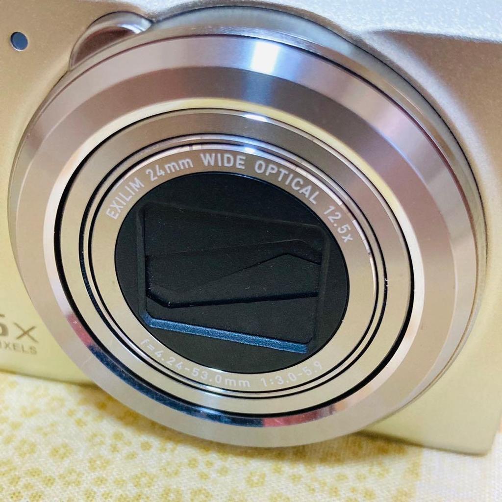Used CASIO EXILIM EX-ZS150 digital camera, gold