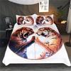 3D Paare Tiger Winter Warm Deckenbezug Haus Beding Weiches Bettwäsche-Bettbezug-Set Mit Kissenbezügen King Braun Bettwäsche Deckenbezug