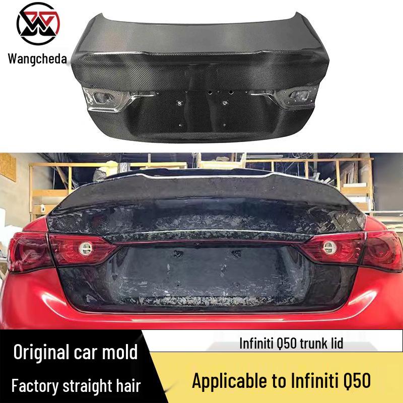 Infiniti Q50 Carbon Fiber Ducktail Style Trunk Lid Body Kit
