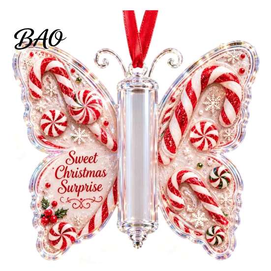 Festliche Partydekoration Weihnachten Bargeldgeschenk-Schmuckstück, Acryl-Schmetterling Geldhalter mit eingebautem?in Innen-Außen-Dekoration Klares Fach, Feiertag