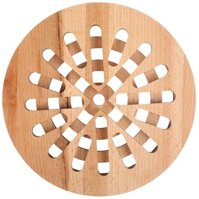 Wooden Trivet - Creative Home - Round - Natural Beech Wood - Ecological - Resistant