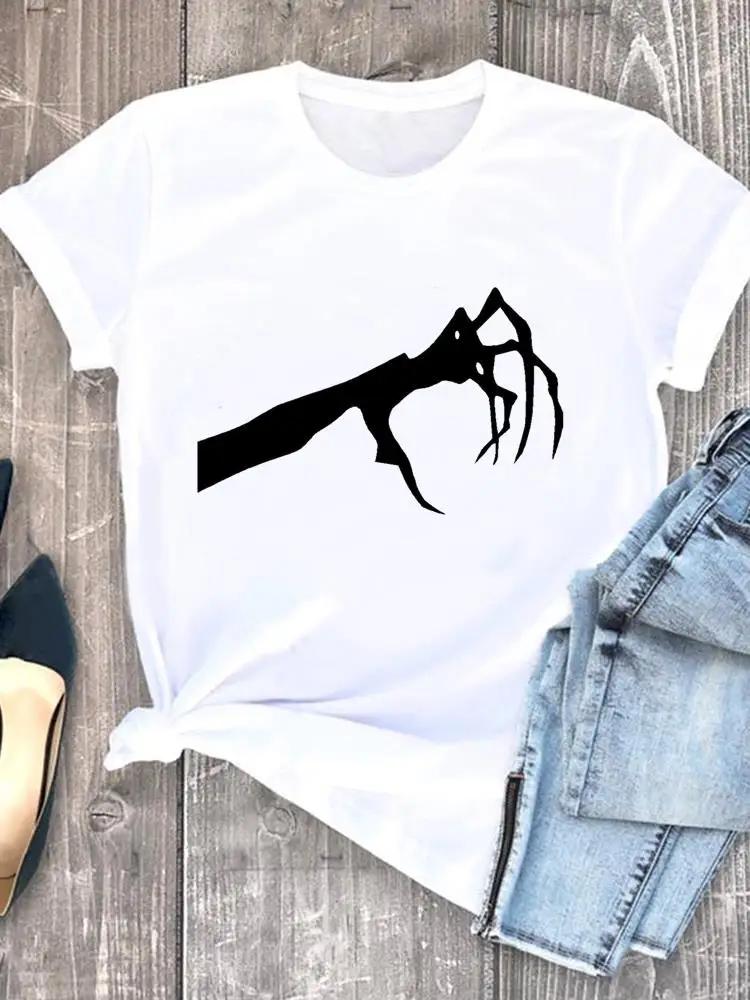 Witch Style Cute 90s Fall Autumn Style Halloween Thanksgiving Tees Ladies Clothing Clothes T Women Graphic Print Tshirts