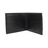 COACH Billfold Wallet 11 ultra-thin leather wallet regular men's black gray with blue and white