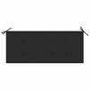 Stackable Garden Bench with Cushion 128.5 cm Solid Teak Wood