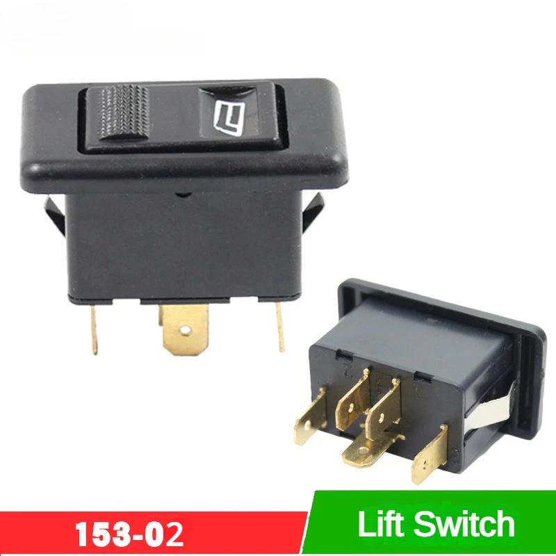 Universal Auto Car Power Window Switch Lifting Switch 5 Pin DC 12V 20A Blue/Red/Green Light Color
