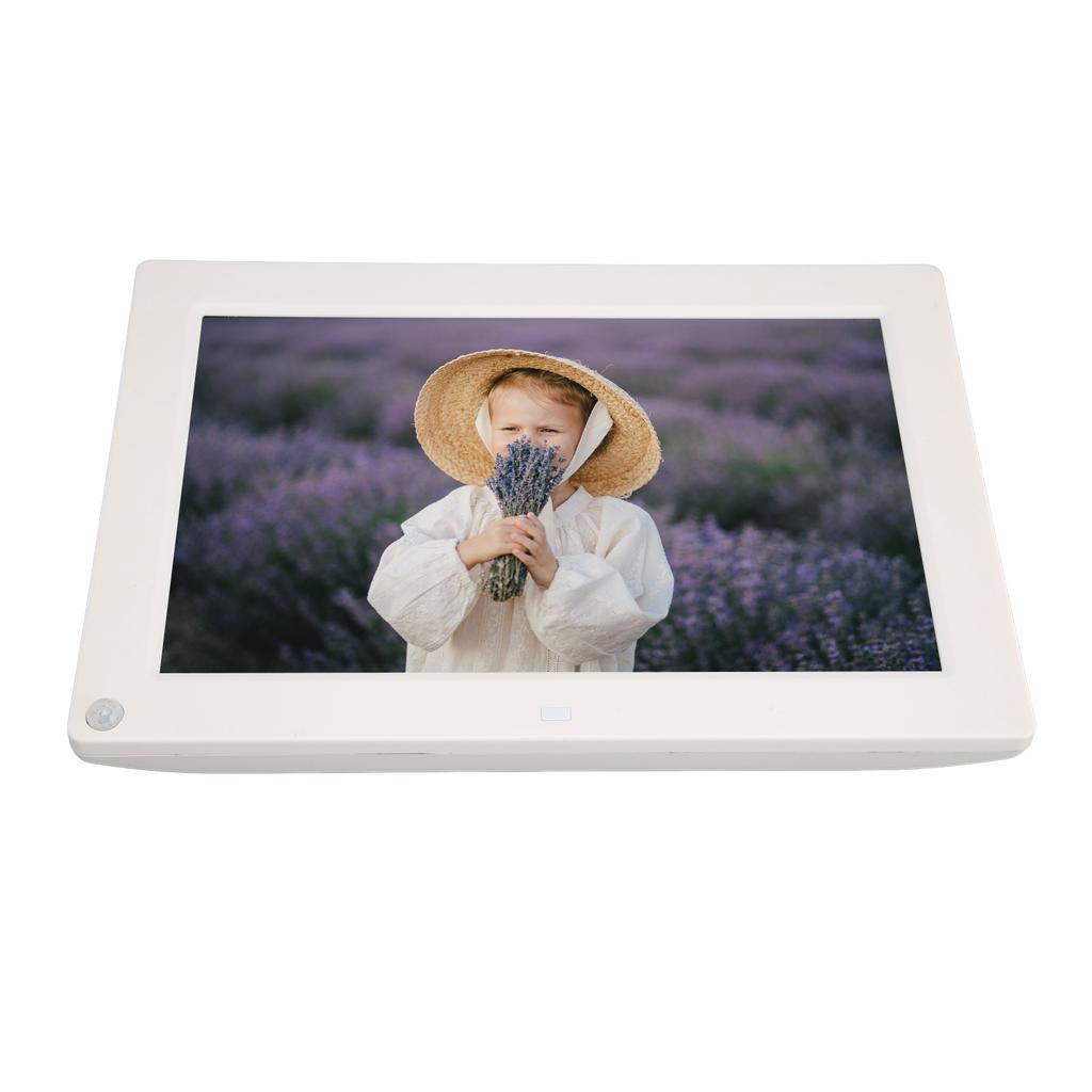 Digital Photo Frame 10 Inch Motion Sensor HD IPS Screen Remote Control Video Music Smart Picture