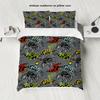 3-piece down duvet cover set with game controller pattern digital printing (1 duvet cover+2 pillowcases, no core) bedding set