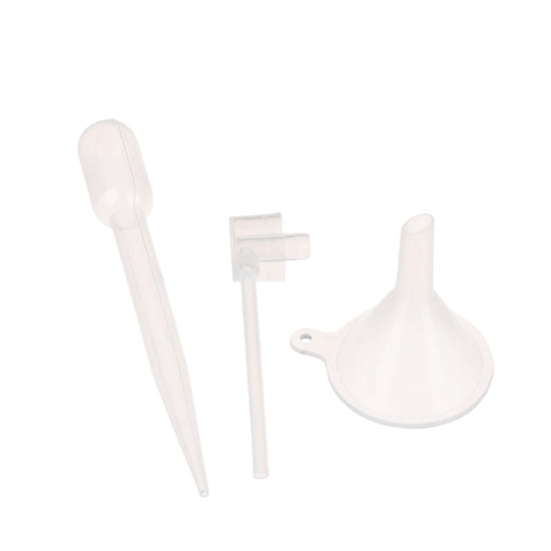 3/4Pcs Perfume Refill Tools Set Plastic Diffuser Syringe Straw Dropper Funnel Spray Dispensing Required Cosmetic Tools