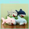 Adorable Plush Shark Keychain Lovely Shark Plush Toy For Kids Backpack Accessory