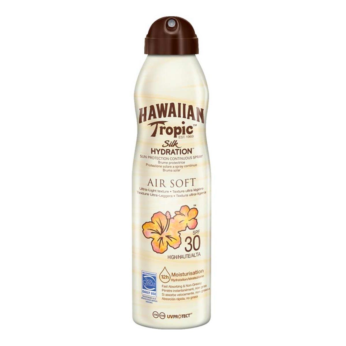

Hawaiian Tropic Silk Hydration Air Soft Солнцезащитный спрей Spf30 177 мл