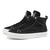 Kappa Canvas Slip Resistant Durable Mid Top Skate Shoes Unisex Skate Shoes Black K0AY5CC21V-990