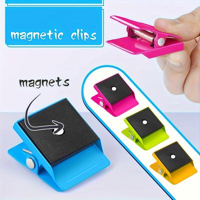 Heavy Duty 1/4/8pcs Magnetic Clips - Whiteboard Magnets Clips - Strong Magnet Clips