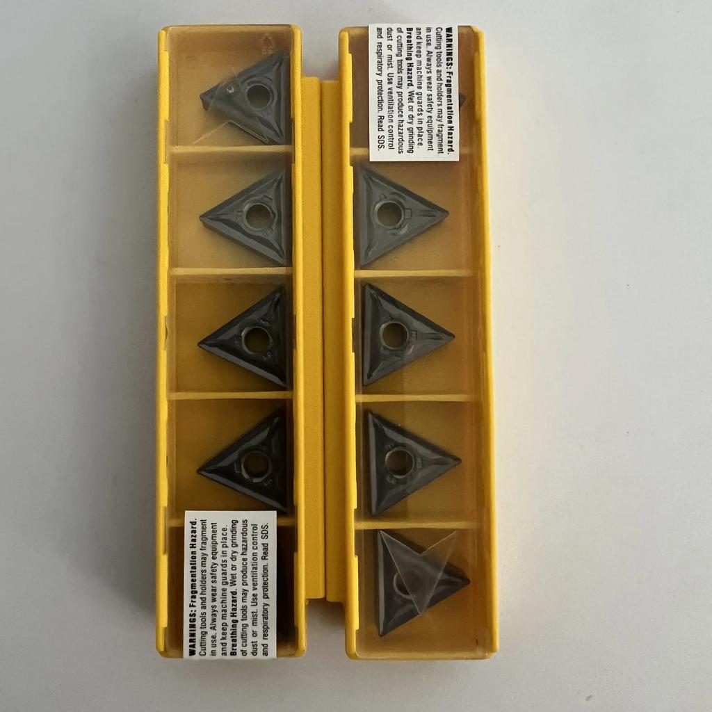 Original / TNMG160404MP KC5010  /  Industrial Indexable Carbide Inserts 10 Pcs
