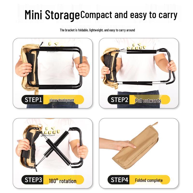 Portable Mini Folding Chair & Handbag Stool for Outdoor Camping