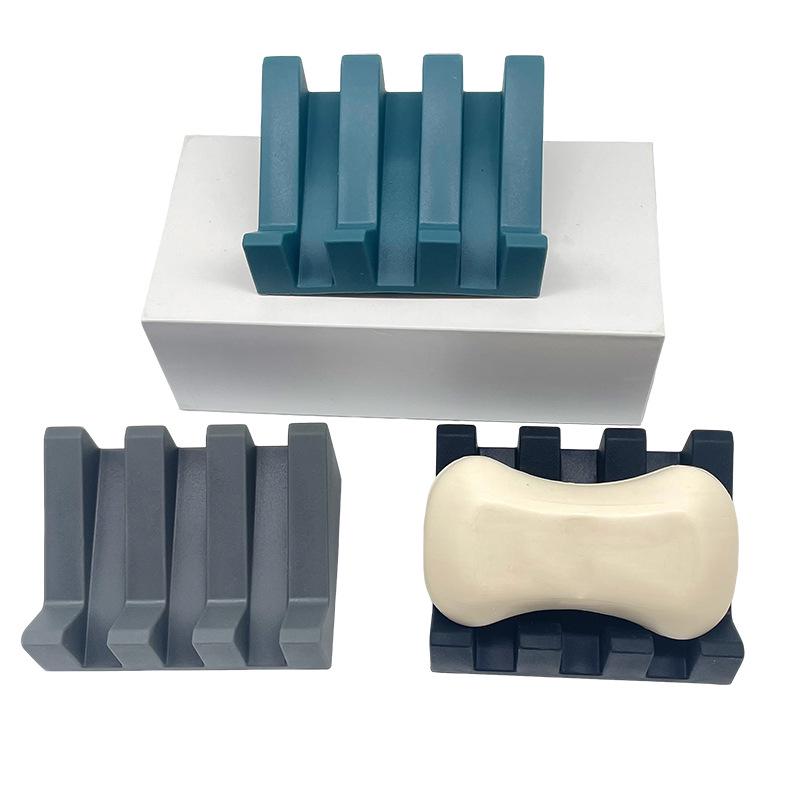 Creative Silicone Soap Dish - Punch-Free Draining Holder, No Water Accumulation