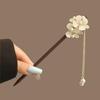 2026 Retro Tassel Wood Hairpin for Hanfu & Qipao