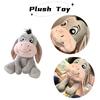 Cute Grey Plush Donkey Toy For Kids Soft And Cuddly Stuffed Animal Doll, Perfect Gift For Children