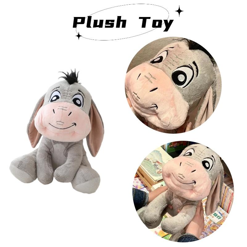 Cute Grey Plush Donkey Toy For Kids Soft And Cuddly Stuffed Animal Doll, Perfect Gift For Children
