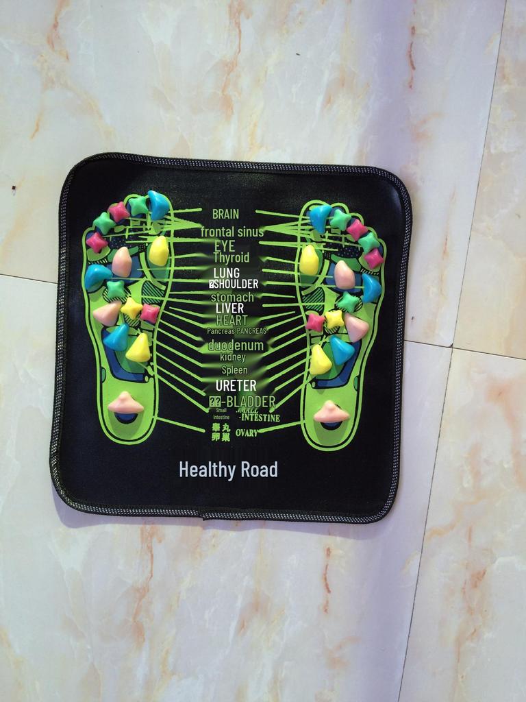 Pebble Foot Massage Mat - Health Walking Therapy and Fitness Equipment
