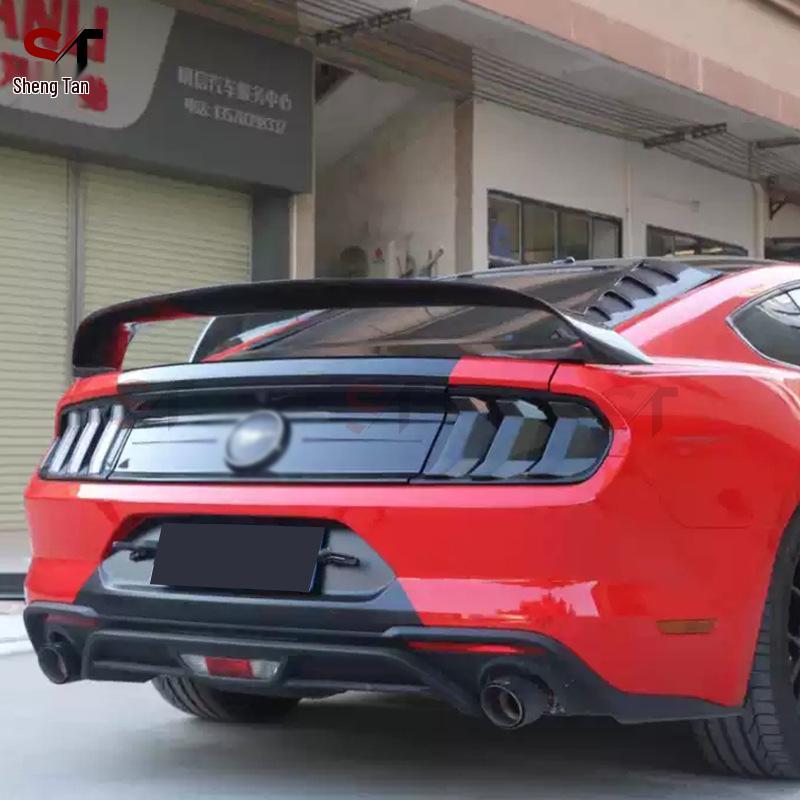 Ford Mustang GT350 Carbon Fiber Rear Spoiler Diffuser Wind Deflector - Modified Accessories