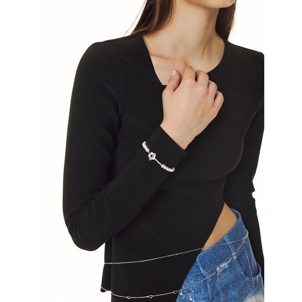 Flower Toggle Pearl Bracelet Pearl Bracelet