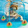 4-10PCS Swimming Game Aids Dive Door Funny Diving Doors Rope Reusable Dive Swim Through Door Adults Kids for Outdoor Pool Games