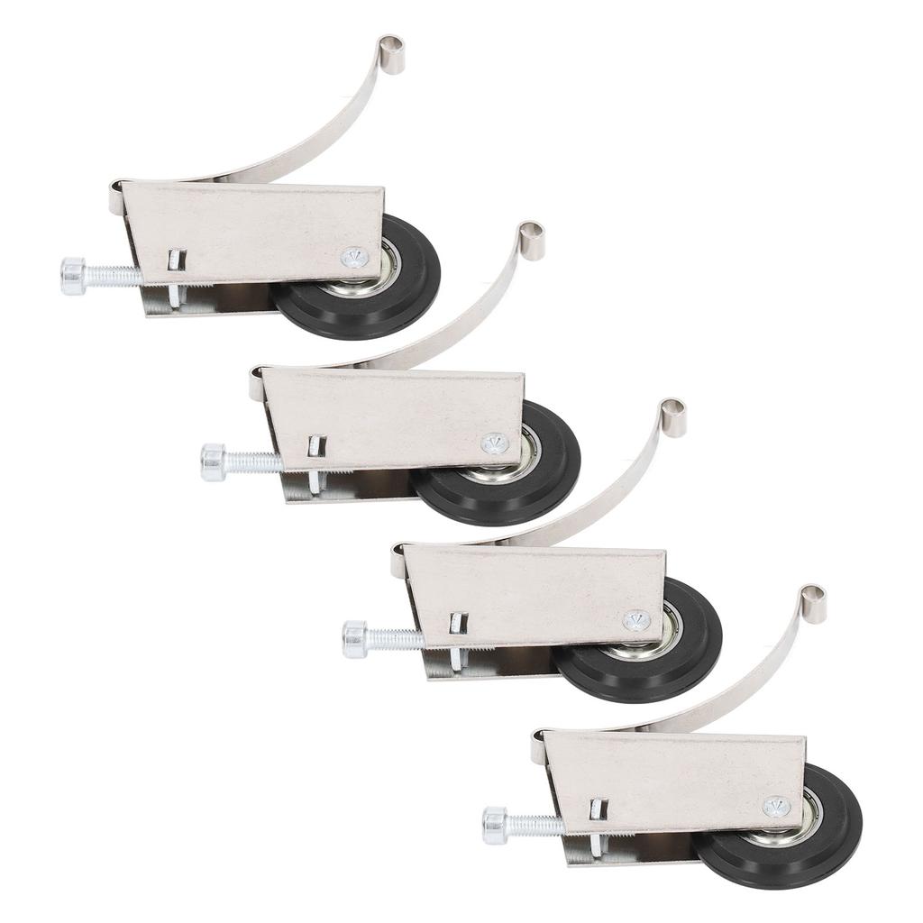 4Pcs Sliding Door Pulley Cam System Stainless Steel Mute Strong Bearing Hardware 40mm Diameter