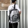 Trendy Transparent Multi Layer Rucksack for Women Perfect for Students Stylish Backpack with Large Storage Capacity