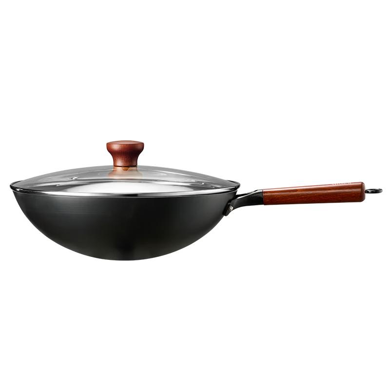 Midea Fine Iron Non-Stick Round Bottom Wok