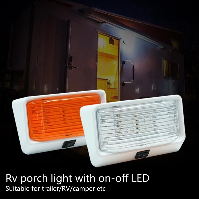 High Intensity LED Campers Motorhomes Porch Light, Energy Efficient, 12V Systems, Weatherproof Suitable For Exterior Use