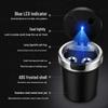 New Car Ashtray with Light and One-Touch Lid