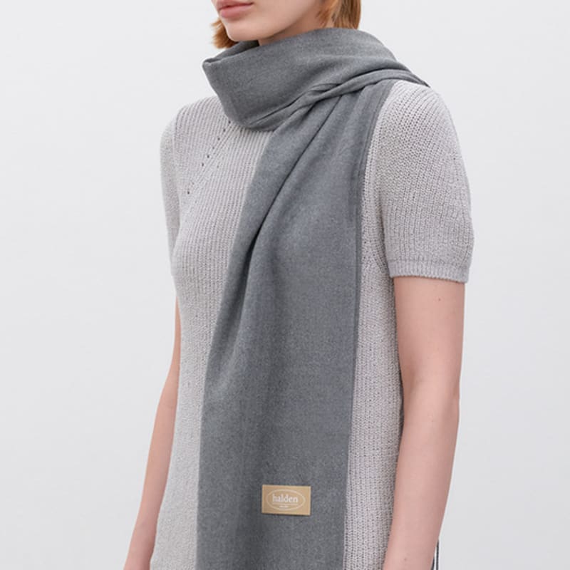 Halden Solid Soft Muffler (M027_charcoal)