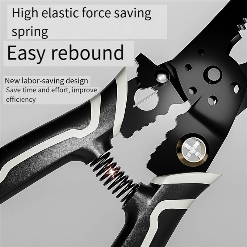 Feb.9 In 1, 8 Inch Wire Cutting Tool Accessories Parts For Wire Stripping Cutting With Wire Splitting And Winding Function