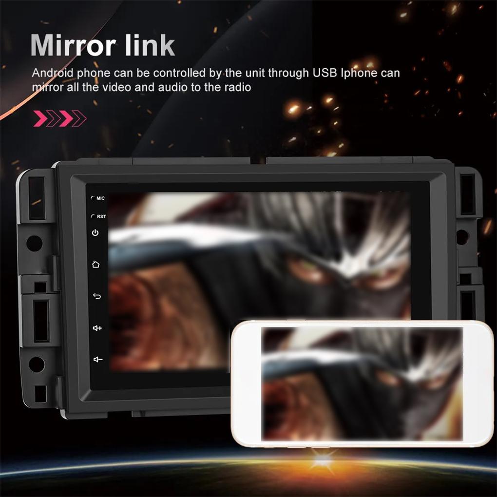 7 Inch IPS Car Stereo Player For GMC Yukon Chevy Silverado Sierra Android 13 GPS Navi Radio Car Stereo Player