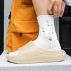 Fashion Summer Trend Mens Slippers Non-Slip Sandals Thick Soft Platform House Shoes Indoor Outdoor Shower Bathroom Slippers Casual Shoes