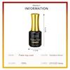 JTING Hot Popular Gold Silver Foil Flake Top Coat Gel Polish OEM ODM Private Label Flake Nail Gel Esmaltes En Gel Efecto Flake