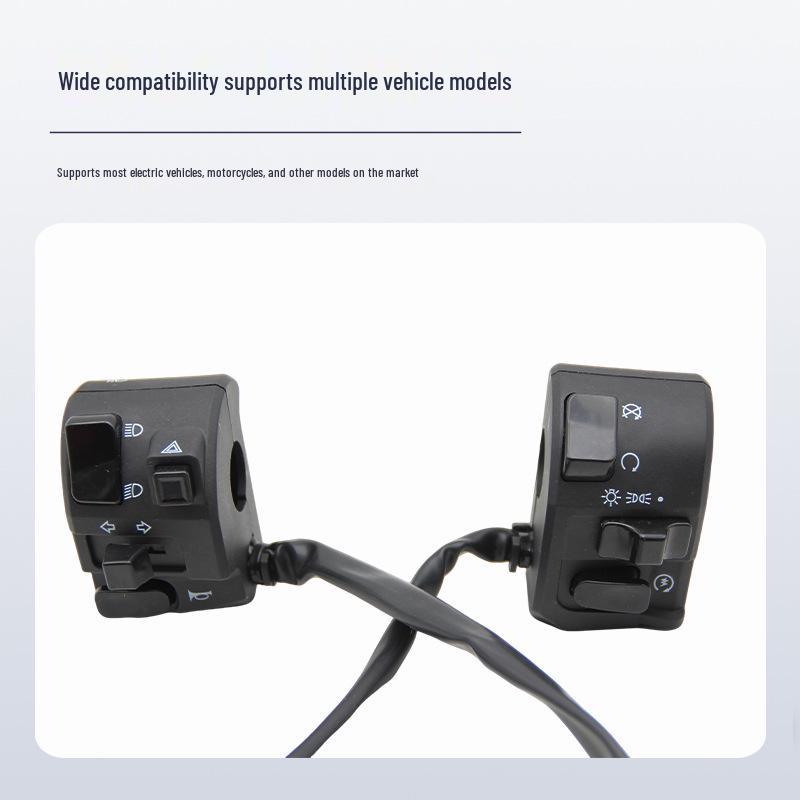 NMAX-155 Motorcycle Handlebar Switch: Start, Stop, Headlight, Horn, Hazard Controls