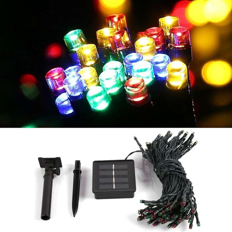 Hann Solar LED Star String Lights 12ft 20LED Decoration Light for Garden, Yard, Home, Landscape Festival Halloween Christmas Party Wedding Tree (20