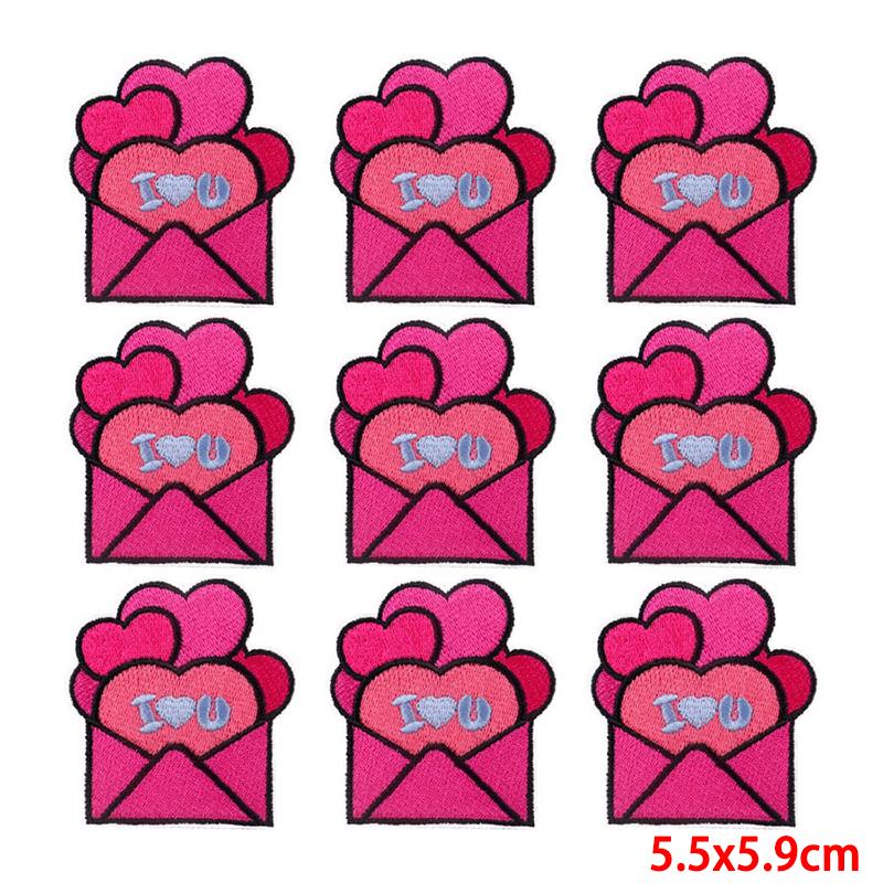 10 teile/los Großhandel Stickerei Patch Eisen Auf Patches Für Kleidung Patches Auf Kleidung Jacken Dekor Applikation Nähen Liefert