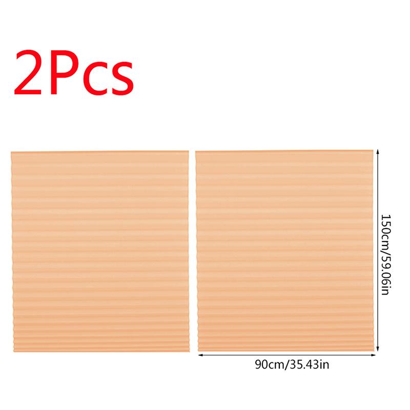 2 buc umbra lumină moda jaluzele opace protecție solară fără fir perdea DIY jaluzele plisate autoadezive perdea fereastră