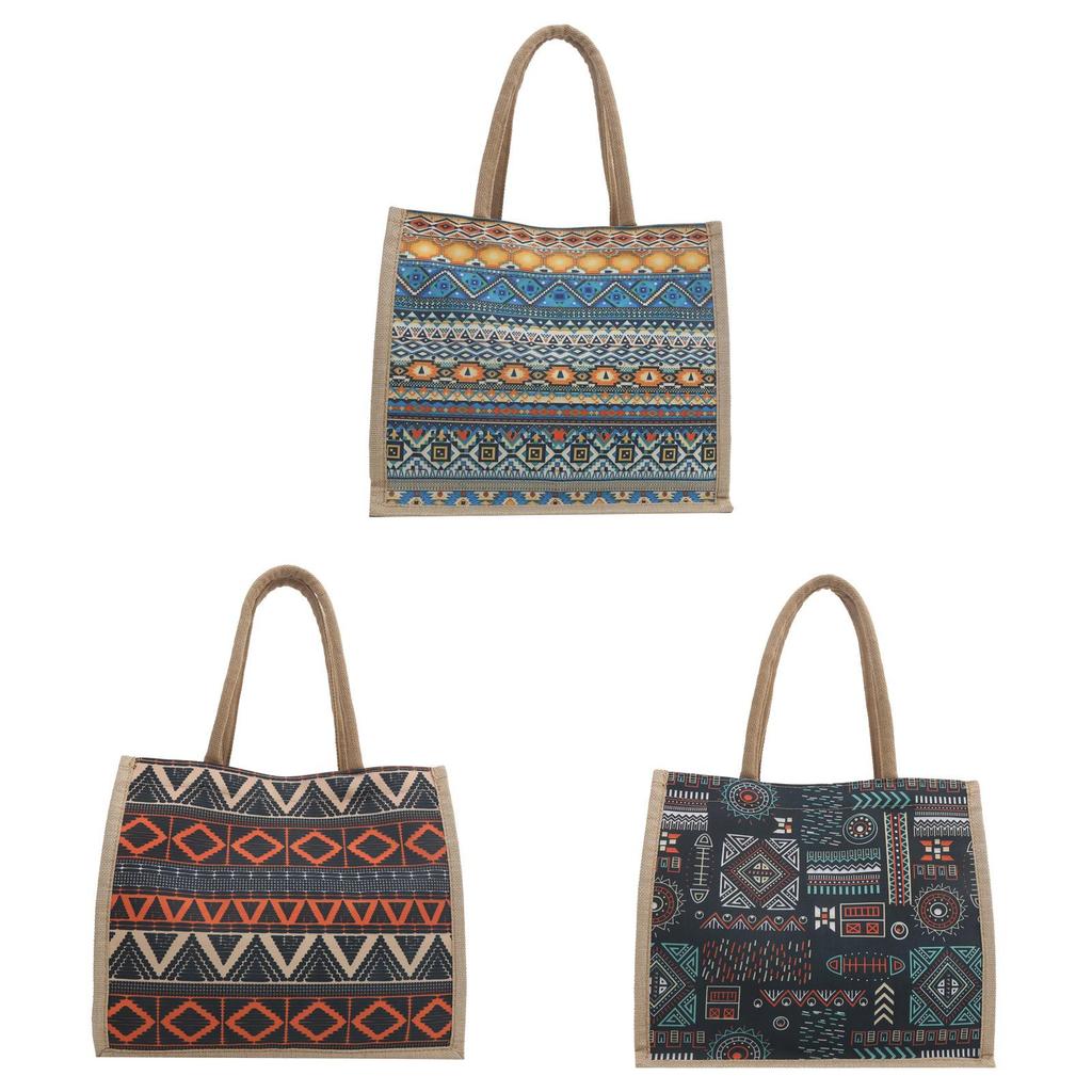 Cotton Linen Tote Bag For Women With Street Style Canvas Handbag For Daily Use