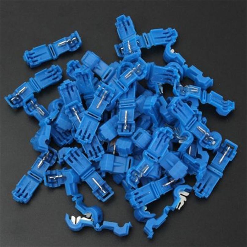 30pcs/set Quick Splice Connectors Scotch Lock Wire Terminals Electrical Crimp Cable Snap