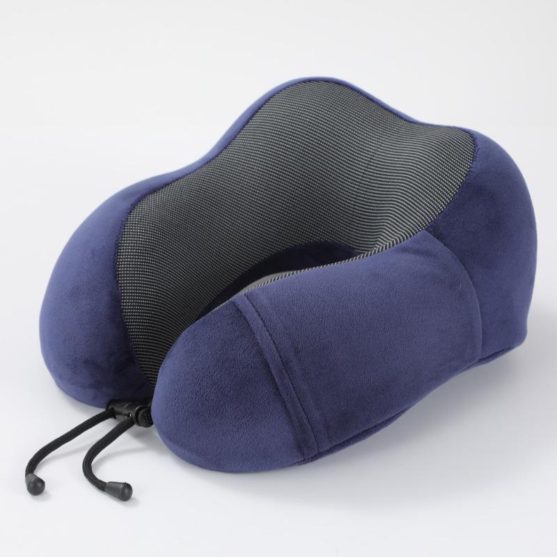 Hump-Shaped Memory Foam U-Shaped Neck Pillow for Office, Travel, and Business Trips