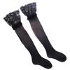 1D Ultrathin Lace Patchwork Thigh High Stockings Women Sexy Transparent Anti-slip Party Club Long Socks JK Lolita Lingerie