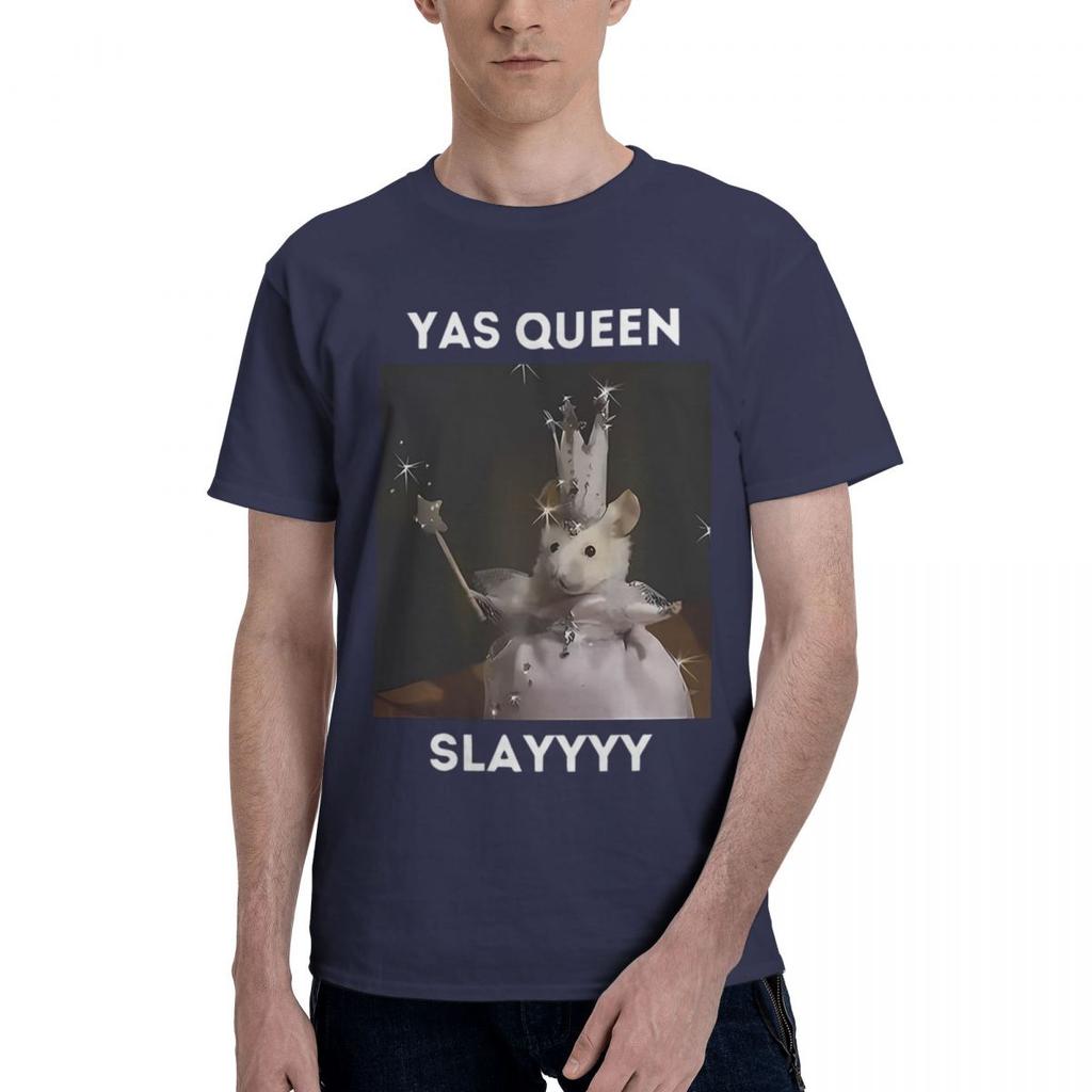 Yas Queen Slayyyy Rat 100 Cotton Casual Breathable Confortable Tshirt Funny Mens TShirt Funny Gifts