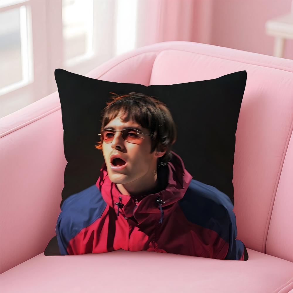 LLiam Gallagher Pillow Shameless TV Cushion Cover Pillow Case Soft Friendly Fabric Concealed Zipper
